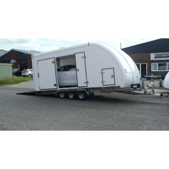 Woodford RL 6000 - Lukket trailer - 3.500 kg - Bred model - 2 aksler